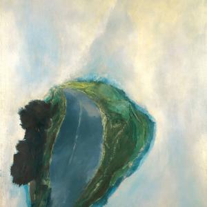 La Route de Lucens - 1968 - 100x81 cm