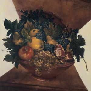 Corbeille de fruits - 1997 - 70,5x60,5 cm